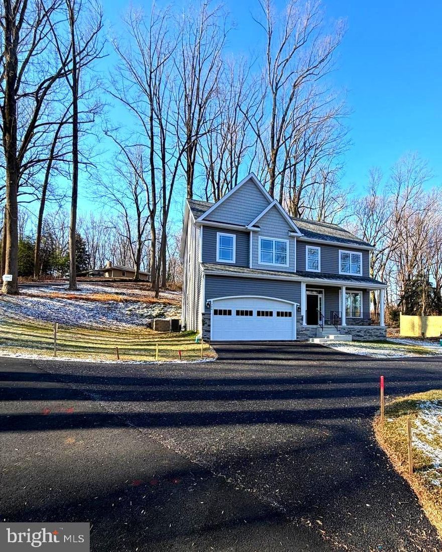 NEW CONSTRUCTION.!!!  SEVERNA PARK SCHOOLS!!!     6.7 Miles to Route 50,  1 .15 Acre+ wooded lot!!! 5 Bedrooms 3.5 Baths.    9-Foot Ceilings on 1st Floor.    Beautiful Custom Kitchen with Quartz Countertops,  Stone Backsplash,  42" Cabinets, Stainless Farm Sink.  Large Custom Tiled Primary Bath Shower with Custom Glass Enclosure!!  City Water,  Garage.   Double Pane Insulated Windows.  Zoned Trane HVAC Equipment!!   Fire Suppression System.    2nd Floor Laundry Room!! Direct Private Access to the B&A Trail!!!. Last Lot Available!