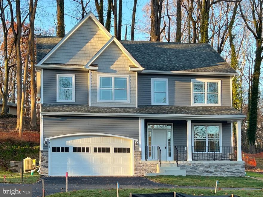 APPLETREE HOMES LLC..... NEW CONSTRUCTION.!!!  SEVERNA PARK SCHOOLS!!!    1 .15 Acre+ wooded lot!!! 5 Bedrooms 3.5 Baths.    9-Foot Ceilings on 1st Floor.    Beautiful Custom Kitchen with Quartz Countertops,  Stone Backsplash,  42" Cabinets, Stainless Farm Sink.  Large Custom Tiled Primary Bath Shower with Custom Glass Enclosure!!  City Water,  Garage.   Double Pane Insulated Windows.  Zoned Trane HVAC Equipment!!   Fire Suppression System.    2nd Floor Laundry Room!! Direct Private Access to the B&A Trail!!!. Last Lot Available!