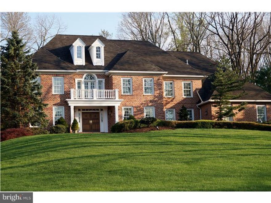 NEW PRICE AND NEWLY RENOVATED KITCHEN & BATHS!! NEW PHOTOS COMING SOON! The first thing you'll notice entering this magnificent home is the natural LIGHT - stunning "walls of windows" & french doors bring glorious sunshine year-round! Impressive front-to-back foyer with GRAND STAIRCASE, handsome paneled STUDY/LIBRARY, gorgeous mill-work, 3 FIREPLACES & 9' ceilings throughout. The NEWLY RENOVATED CHEF'S KITCHEN features CUSTOM 42" natural cherry cabinetry (built by Amish craftsman), GORGEOUS NEWLY-INSTALLED GRANITE COUNTER-TOPS & glass subway tile back-splash, a NEW Jenn-Air GAS cooktop & NEW Bosch stainless dishwasher. The adjacent butler's pantry offers more counter & cabinet space plus a second dishwasher all tucked away behind pocket doors. The KITCHEN BREAKFAST BAR offers seating for four, open to the SUNNY EAT-IN BREAKFAST ROOM & adjacent FAMILY ROOM - all with handsome plantation-style shutters. Easy entertaining flow inside & out with an alcove wet bar & french doors opening to the gracious walled flagstone patio. For easy every day living, you'll be happy to see the convenient MUDROOM with garage & basement access, plus two first floor powder rooms. The SECOND FLOOR GALLERY is no less exceptional with front and back Palladium-style windows with lovely views.  The KING-SIZED MASTER SUITE features a private sitting room & NEWLY RENOVATED LUXURY HIS/HER MASTER BATH with RADIANT HEAT MARBLE FLOORS and MARBLE-topped vanities.  Bedroom #2 features an UPDATED EN-SUITE BATH; Bedrooms #3 and #4 share a "Jack and Jill" NEWLY UPDATED BATH with double sinks, two seated vanities and a separate tub/shower/water closet. Also on the second floor: a large laundry room, sky-lit arts & crafts room, finished staircase to the floored 3rd floor attic, and REAR STAIRCASE to the kitchen.  An open extra-wide staircase brings you to the DAY-LIGHT WALK-OUT LOWER LEVEL with even more amenities: a LARGE REC ROOM with wood-burning fireplace & French doors to the side patio/gardens, plus second GAME ROOM. The 5th BEDROOM IN-LAW NANNY SUITE has its OWN PRIVATE ENTRANCE plus a full bath and adjacent sitting room. All set on an impressive 2 acre lot with a lovely, private landscaped yard featuring a rock terraced garden with waterfall and pond! Three-car over-sized garage, plus plenty of unfinished storage space too. Elegant tree-lined drive, classic all-brick exterior and SPECTACULAR SETTING - make this your "FOREVER" home!