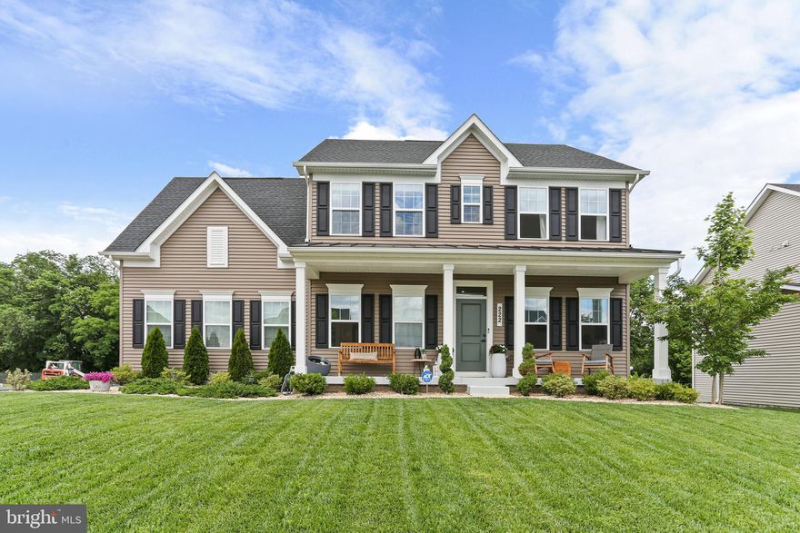 This 4 bedroom, 2.5 bath home, nestled within the desirable Spring View Estates, sits on a generous .36-acre lot that backs to trees. This beautiful home was completed in 2021 and welcomes you with the upgraded front porch offering plenty of room to sit and enjoy the beautifully landscaped yard. 

Step inside to discover a meticulously designed floor plan - the open design effortlessly connects the kitchen to the living room and dining area, offering abundant natural light and access to a delightful deck and backyard oasis. The upgraded kitchen has beautiful white cabinetry with a custom backsplash, quartz countertops, stainless steel appliances, oversized island, large pantry and coffee bar. This level also has a versatile study that could be used as an office or playroom. The convenient mudroom is adjacent to the kitchen with access to the half bath and the two car garage. 

The upper level has four inviting bedrooms and two full baths; the primary suite has an elegant tray ceiling, two walk-in closets and an en suite bath featuring a Roman shower enclosure alongside dual sink vanities. On the lower level, a beautifully finished family and recreation room as well as a large storage and utility room. 

The back yard has a rock patio and a composite deck off the kitchen. The large yard is beautifully landscaped and backs to trees and the charming, historic Walkersville Southern Railroad. This home is within walking distance to schools and is close to a variety of community parks, amazing restaurants and shopping.  Discover your own private oasis where modern comfort meets enchanting surroundings!