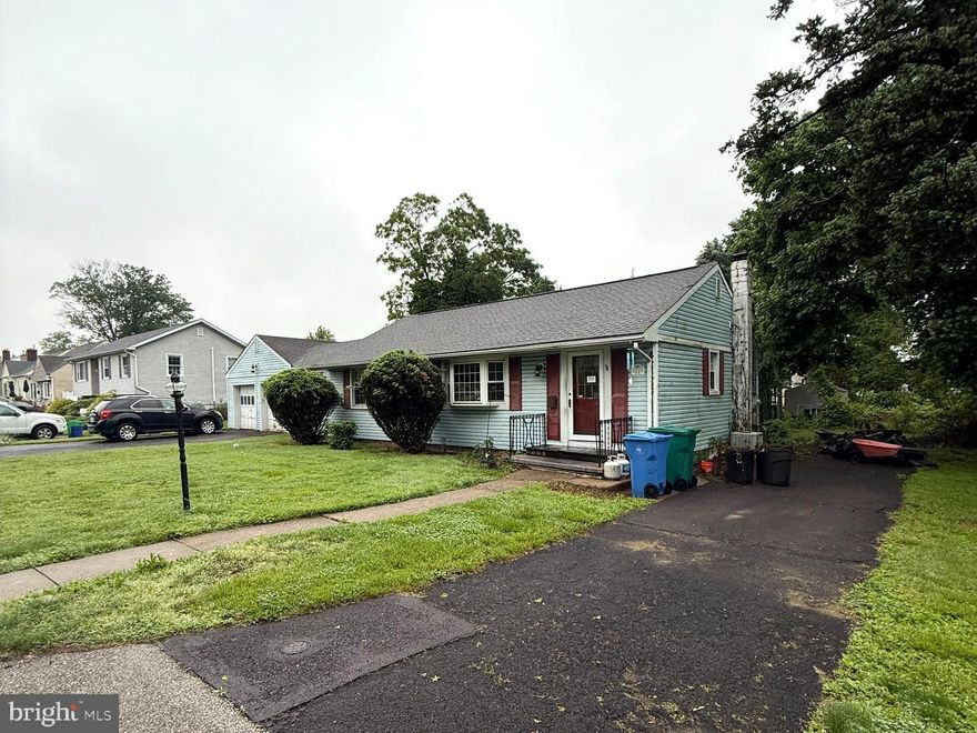 Welcome to 2225 Palmer Ave in Bristol, PA – an incredible opportunity to build equity in a prime location. This 3 bed 1 bath ranch-style home sits on a generous lot and offers a full basement, an attached 2-car garage, and two separate driveways for added convenience. The backyard is a great size and full of potential, whether you're looking to expand, entertain, or just enjoy the space. Inside, the home needs significant renovation, making it ideal for investors, contractors, or buyers ready to take on a project and create their dream home. Priced at just $200,000, this is a rare chance to enter a great neighborhood at a fraction of the cost. Close to shopping, restaurants, all major roadways, and blocks from the Delaware river, the location alone makes this one a no-brainer. Don’t miss this special chance to bring your vision and unlock the full potential of 2225 Palmer Ave.