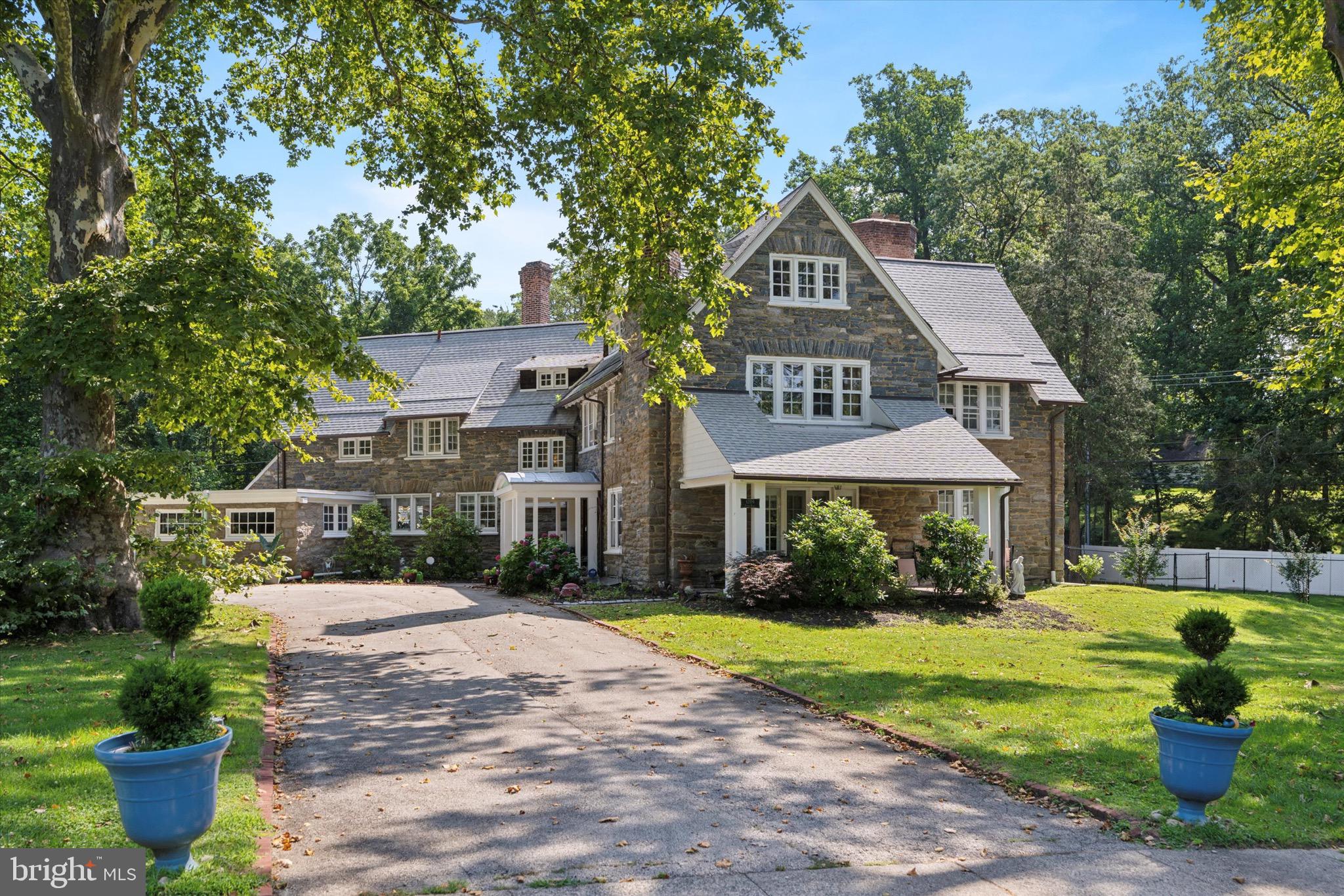 🏡 1209 Lenox Rd, Jenkintown, PA 19046
10 Beds | 5.5 Baths | Stone Colonial | Pool | Fireplaces | 3 Stories + Basement
Step into timeless elegance with this stunning stone estate nestled in one of Jenkintown’s most desirable neighborhoods. Set back from the road for privacy and presence, this grand 3-story home welcomes you with classic charm, modern updates, and tons of natural light pouring through the multitude of windows.
✨ Interior Highlights:
10 spacious bedrooms and 5 full bathrooms, offering room for large families, guests, or flexible home office setups.
An additional half bath conveniently located on the main floor.
Beautifully maintained original maple and oak hardwood flooring throughout, adding warmth and elegance to every room.
Five original wood-burning fireplaces located in the formal dining room, formal living room, cozy den, luxurious primary suite, and one of the additional bedrooms—perfect for ambiance and winter nights.
Formal entertaining spaces include a large living room and dining room with custom moldings and natural wood accents.
The kitchen and baths blend original detail with tasteful upgrades, ensuring both style and functionality.
A full basement with high ceilings offers tremendous potential for finishing into a home theater, gym, wine cellar, or in-law suite.
🌳 Exterior Amenities:
Expansive backyard oasis featuring a covered patio ideal for outdoor dining or entertaining.
A large in-ground pool surrounded by open green space—perfect for summer gatherings.
Very large private driveway with ample space for multiple vehicles.
Mature landscaping adds to the sense of privacy and tranquility.
🛠️ Additional Features:
This home blends the craftsmanship of yesteryear with thoughtful updates that respect the original design.
Flexible layout offers ideal possibilities for multi-generational living, a home business, or simply luxurious everyday living.
This is more than just a house—it's an opportunity to own a piece of architectural beauty with incredible scale, light, and potential. Located in the heart of Jenkintown, close to shopping, dining, public transit, and top-rated schools.
Don’t miss your chance to own this truly rare gem—schedule your private tour today!
