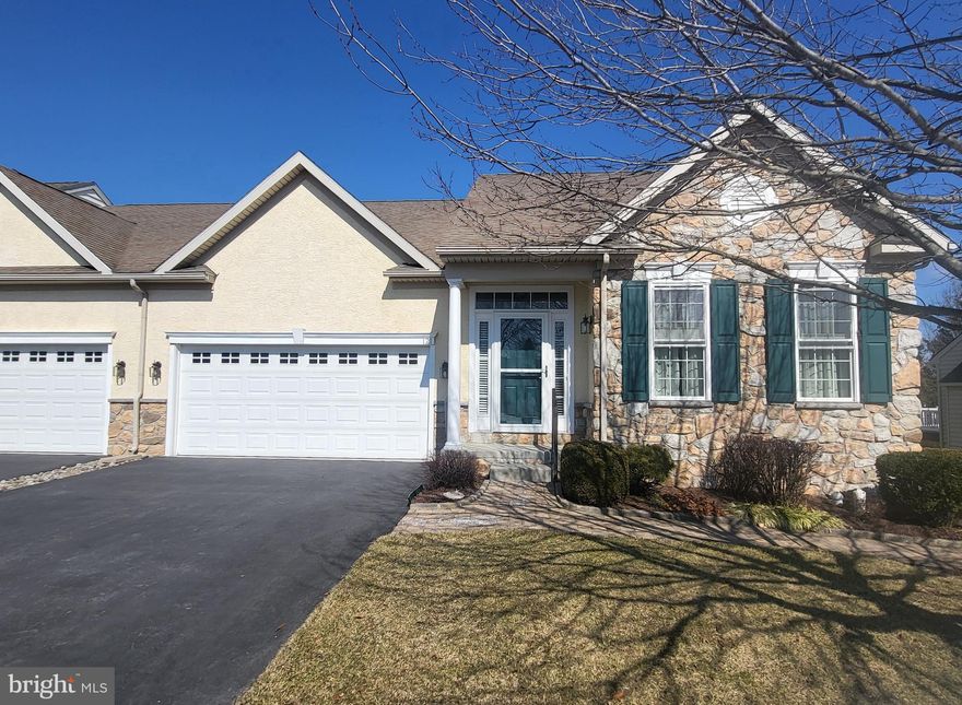 AVAILABLE IMMEDIATELY, EASY TO SHOW, BRING OFFERS! Welcome to this beautiful home in the sought-after KNOB HILL FARM 55+ community, located directly across from Honey Brook Golf Club. Enjoy resort-style amenities, a prime location, and truly CARFREE LIVING. This thoughtfully designed home features a first-floor primary suite with a spacious walk-in closet and private bath. The open floor plan offers abundant natural light, a cozy propane fireplace, and elegant hardwood floors. The oversized kitchen island, generous breakfast area, and large deck make entertaining easy and enjoyable. Upstairs, you’ll find an additional bedroom and full bath—perfect for guests or a home office. The fully finished walk-out basement provides exceptional additional living space, a full bathroom, and ample storage. The home backs to open space and a walking trail, offering peaceful views and privacy. All appliances are included, and a PRE-LISTING HOME INSPECTION  is available for added peace of mind. Enjoy the amenities, the location, and the lifestyle—your next chapter starts here! LOWER THAN AVERAGE HOA FEE AND LOWER TAXES.