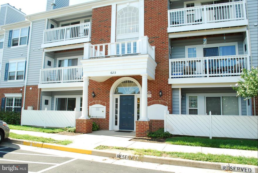 Immaculate, Spacious, Bright Ground Floor Condo (no-stairs)-Open Floor Plan: Entry into Living Room; Walk-Out Fenced Balcony; Large Eat-in Kitchen Area, Sizeable Master Bedroom Suite w/Walk-in Closet & Fresh Paint. Included: Water, Pool, Exercise Room, Assigned Parking By Front Door. Ample Visitor Parking. Easy Access to RT 7, Toll RD, Shopping, Historic Leesburg.  Condo is FHA Approved