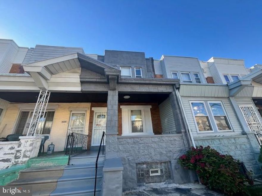 Welcome to 426 West Fisher Street, a beautifully fully renovated 3-bedroom, 1-bath home in North Philadelphia. This property features a brand-new modern kitchen with updated cabinetry, countertops, and stainless-steel appliances, as well as a completely remodeled bathroom with contemporary finishes. The home has been refreshed throughout with new flooring, paint, lighting, and fixtures, creating a bright and comfortable living space. Enjoy a spacious living area, formal dining room, and private rear yard — perfect for entertaining or relaxing. Conveniently located near schools, shopping, and public transportation. This move-in-ready home is a must-see!