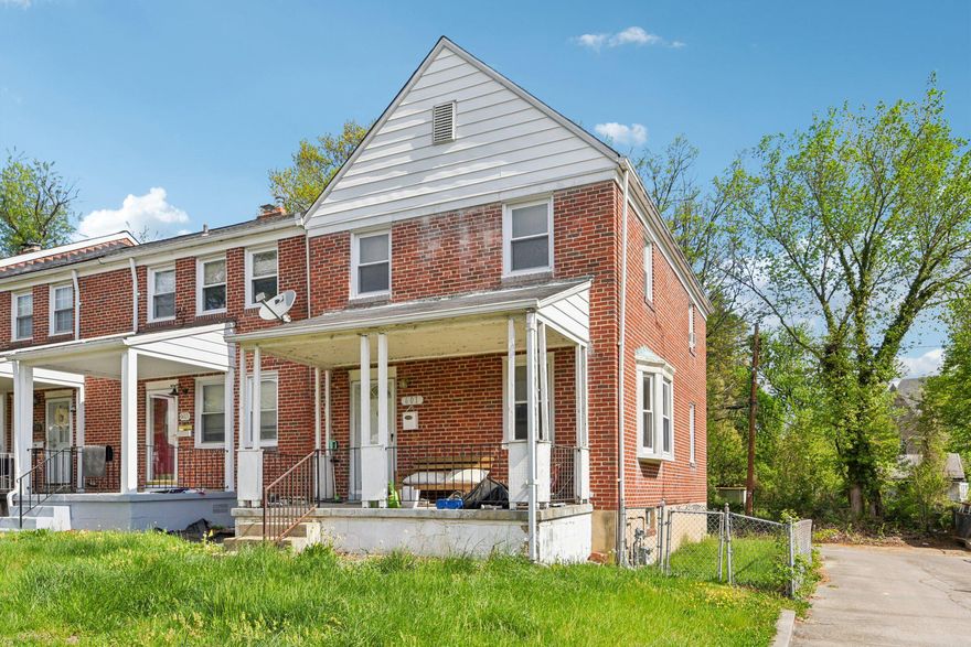 Welcome to your next home. This comfortable, move-in ready opportunity is conveniently locatedclose to Route 40,  shopping, dining, and everyday essentials. This fee simple corner townhome, meaning no ground rent — a major bonus for buyers looking for added value and ownership flexibility!

As you enter, the main level waits for you with a spacious living room filled with natural light, a separate dining area, and a kitchen with an eat-at bar and pantry. The second floor offers a generously sized primary bedroom, two additional well-sized bedrooms, and a full bath. The finished lower level provides a generously sized additional living space perfect for a family room, rec area, or home office, along with a large utility/storage room, half bath, and walk-out access.

Major mechanical updates have already been taken care of, including a newer HVAC system, sump pump (2023), water heater (2025), and city-completed attic insulation/winterization improvements, giving the next owner peace of mind. Rear parking pad fits 2 vehicles and is already fitted with an EV-charger for convenient off-street parking. 

This is a solid home with great bones, natural light throughout, and room for your own cosmetic touches. Ready for its next owners to move in and make it their own. Don't miss out on this great opportunity!