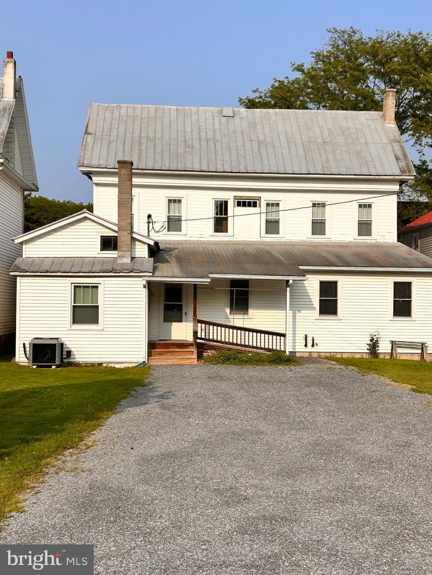 Great potential in this large home in Millheim. First floor completed with second floor needing some TLC to bring back to its original beauty.