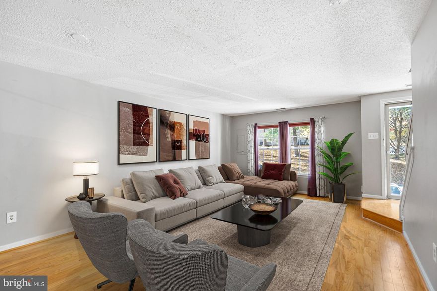 Welcome to this beautifully maintained two-story condo offering comfort, style, and convenience in an ideal location! As you enter, you’re greeted by hardwood floors throughout and a bright, open layout perfect for both relaxing and entertaining. The spacious living room provides a warm and inviting atmosphere and flows seamlessly into the eat-in kitchen, creating the perfect setup for gatherings. The kitchen is a true highlight, featuring granite countertops, stainless steel appliances, an island for additional storage and prep space, and ample cabinetry for all your culinary needs. The dining area offers the perfect place to wine and dine guests, while a powder room on the main level adds extra convenience. Upstairs, the spacious primary suite boasts generous closet space and a private ensuite bath with a tub/shower combo, ideal for unwinding after a long day. Two additional bedrooms and a full hall bath provide plenty of room for family, guests, or a home office.  Located just minutes from Routes 29, 108, and 100, and close to shopping, dining, and everyday conveniences, this home perfectly combines modern comfort and prime location. Don’t miss your opportunity to own this move-in ready condo—schedule your private showing today!