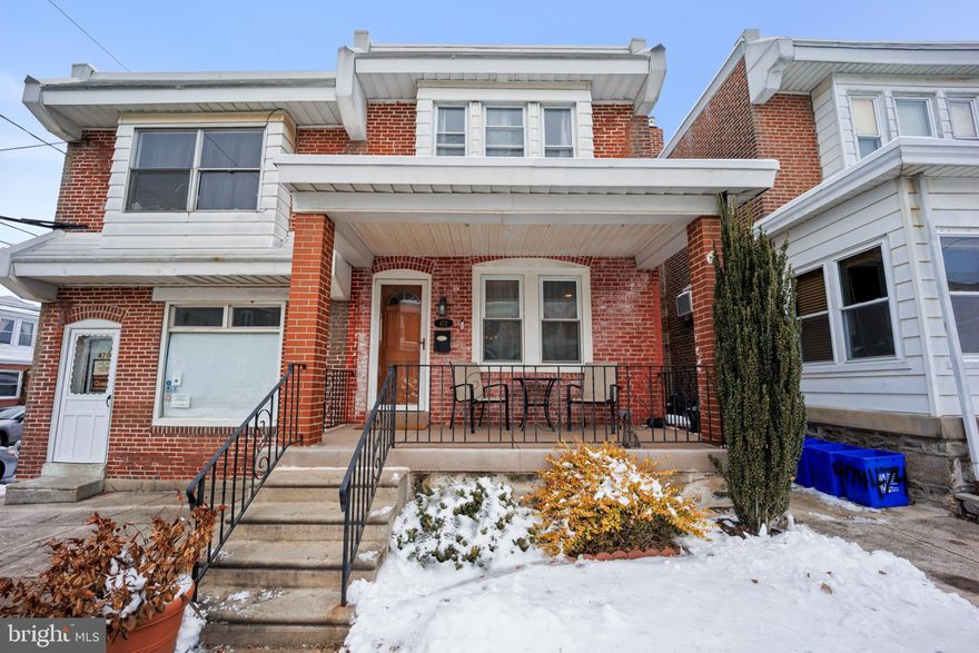 Check out this beautiful twin home in the desirable Roxborough section of Philadelphia. When you first arrive you will be hypnotized by the welcoming and inviting front porch. As you enter into the home you will immediately fall in love with the large living room and dining space that is brightened by recessed lighting. As you continue through the dining room you will reach the kitchen, equipped with a new refrigerator, range, dishwasher and microwave. The back door leads you out into the fenced in backyard with a good sized deck. The second floor offers 3 bedrooms with tons of closet space, as well as a full hallway bathroom. If all that wasn’t enough, this home even has a finished basement with another full bathroom! Close to restaurants, shopping, and major roadways. Don’t miss your chance to make this beauty your next home!