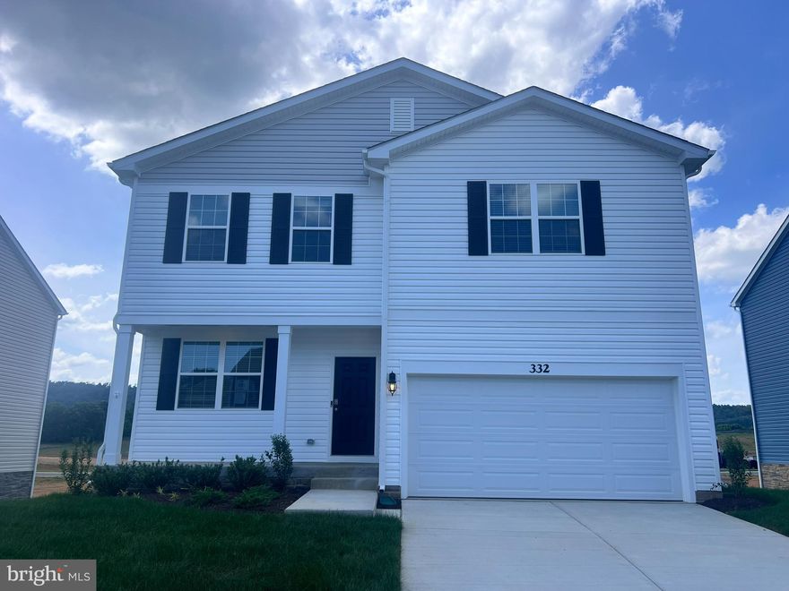 The Eastover offers 4 bedrooms with 2.5 half baths, LVP flooring throughout on the main level and a second level laundry room. An open foyer welcomes you as you walk in and there is space for a home office just off of the family room. Enjoy lots of natural light from the large windows and sliding glass door as you enter the family room and open concept kitchen which includes white cabinets, stainless steel appliances, granite and large pantry.  This home also features a full walk out basement that includes a finished rec room, a rough in for a 3rd full bath and added storage.