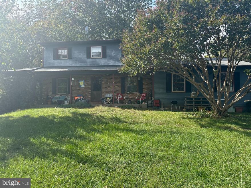 You will not want to miss this amazing opportunity in Atherton Farms. Long private drive leads to home. This home sits on almost 7 ½ acres. Main level features living room with wood  burning fireplace, dining room, full bath, laundry, kitchen and screened porch. Walkout from living room slider to deck perfect for entertaining. Upper level features 4 bedrooms and 2 full bathrooms. Unfinished lower level. Outdoor space features pool and hot tub. HVAC 2016. Roof 2018. Home needs updating including pool. Enjoy watching the deer and nature as you relax outdoors. Horses allowed. Home is being sold AS IS and is perfect for investor or a fix up opportunity. NO HOA. Starlink internet available.  Come fall in love.