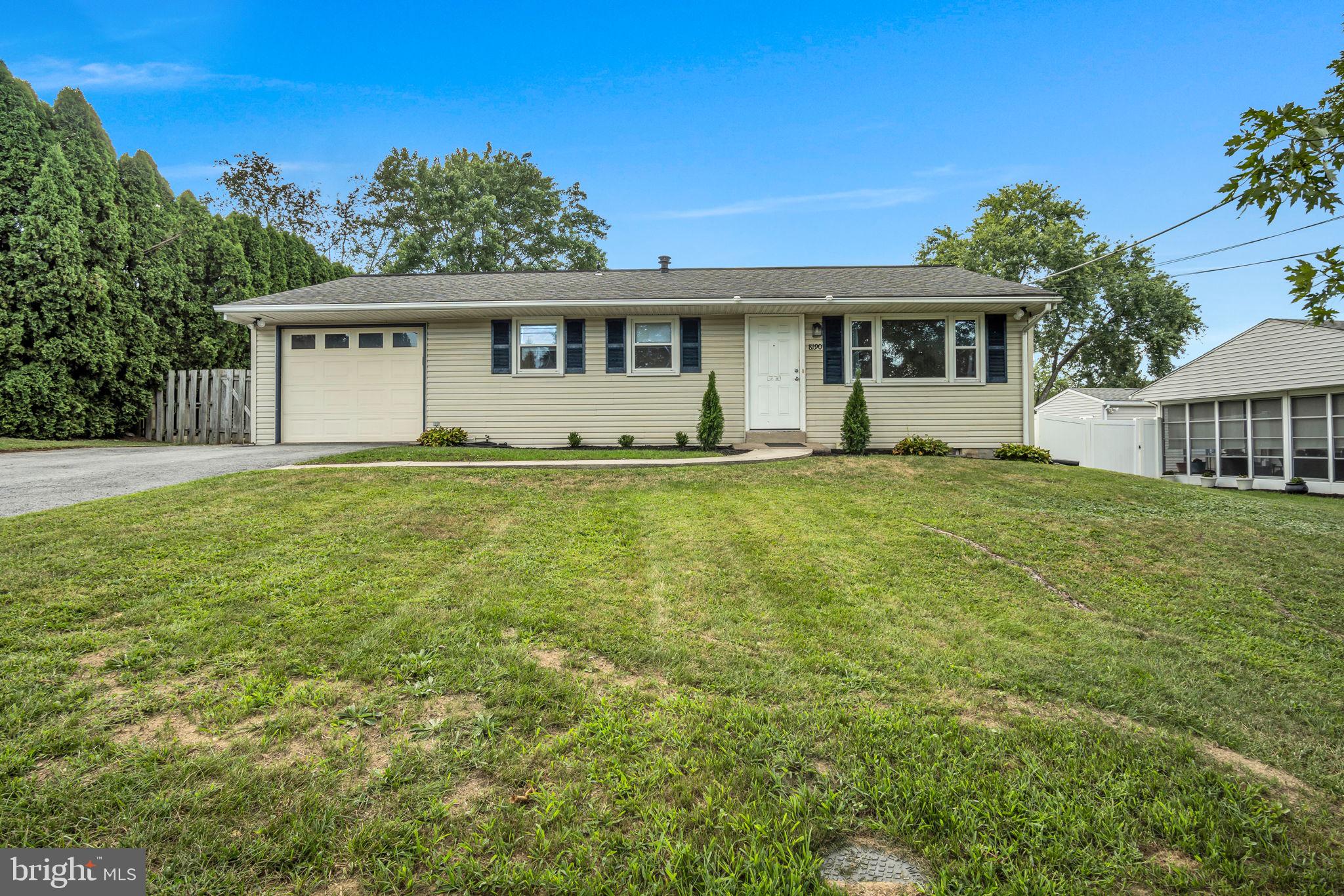 Welcome home to this well-maintained ranch style home offering 3 bedrooms and 1.5 bathrooms in desirable Hummelstown. Situated on a flat quarter acre lot, this property features a fully fenced backyard, ideal for outdoor enjoyment, pets, or entertaining.
Inside you will find a comfortable layout with a finished basement that provides additional living space, perfect for a family room, home office, or gym. The home is equipped with central air, an attached 1 car garage, and a roof less than 10 years old for peace of mind.
Conveniently located near shopping, dining, schools, and major highways, this home offers both comfort and accessibility. Don't miss the opportunity to make this property your own!
