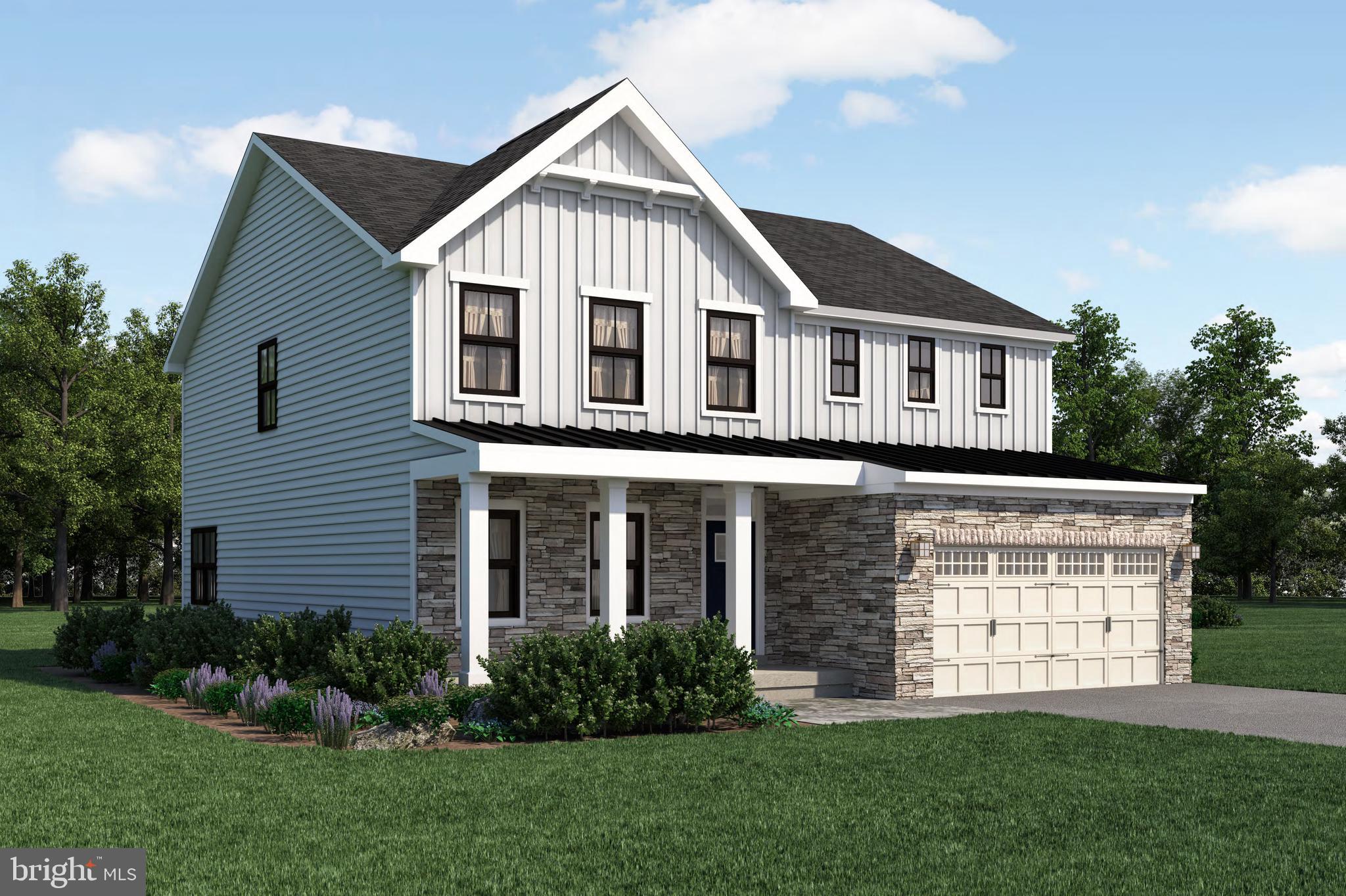 To be Built Columbia. The Columbia single-family home is just as inviting as it is functional. Discover a magnificently spacious floor plan with custom flex areas. The welcoming family room effortlessly flows into the gourmet kitchen and dining area, so you never miss a moment. Add a covered porch for those warm summer nights and use the family entry to control clutter. On the second floor, 4 large bedrooms await, with the option to change one to a cozy loft for more living and entertaining space. Your luxurious owner's suite offers a walk-in closet and spa-like double vanity bath. Come home to The Columbia today. The only brand new single homes in a parklike setting with walking trails, at former Ashbourne Country Club, minutes to Philadelphia. Other floor plans and home sites available. Photos are representative.