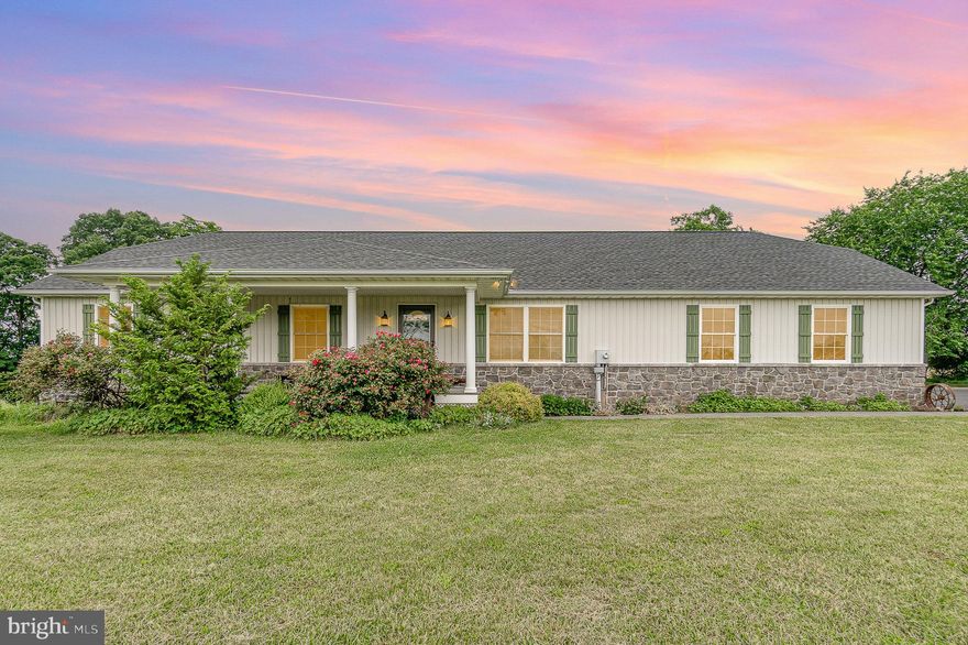 Welcome to 600 Bowers Road, a charming Rancher, nestled on 5.36 acres of privacy! This custom built home features 3 spacious bedrooms and 2 full baths, including a luxurious master bedroom ensuite with large jetted tub. The open floor plan seamlessly connects the living spaces, with a spacious kitchen, versatile office/sitting room and a cozy family room complete with a woodstove. From the family room, step out onto the expansive composite deck, ideal for entertaining or simply enjoying the serenity this property offers. Hardwood flooring flows throughout the home, adding a touch of elegance. Convenience is key with a first-floor laundry room equipped with a utility sink. The property also boasts a 2-car garage and an Indoor Endless Pool housed in a humidity-controlled room, perfect for year-round exercise and relaxation. The freshly resurfaced driveway and new roof in 2023, offer peace of mind to any new buyer. Relax on the expansive front porch and the only sound you'll hear is the chirping of the birds. Truly a rare find!