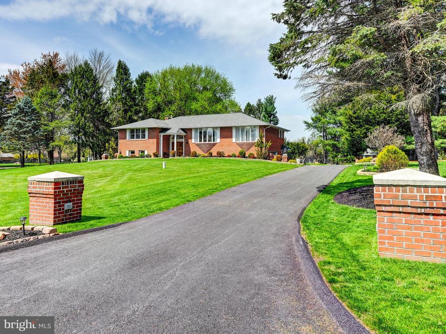 Rarely available Ivy Hill brick raised rancher that is in impeccable condition and features updated systems, kitchens and baths on an acre of manicured lawn. This meticulous home is much larger than it appears and offers two level living that could support a mother-in-law or au pair in the lower level. With two bedrooms, two bathrooms, two dining areas and two family rooms (each with a fireplace!) plus a renovated kitchen/kitchenette on both levels, you will find more than enough room to spread out in this wonderful family home with approximately 3,700 finished square feet! In addition there is a large balcony on the main level and covered porch and patio on the lower level to enjoy the milder months and take in the expansive pastoral views in all directions. Recent upgrades include a new 50 year roof in 2023, HVAC in 2020, HWH in 2022, kitchens and baths updated five years ago, new asphalt driveway and concrete walkway in 2024. Significant landscaping has been added that you will appreciate all year long. There is a spacious two car garage and the large brick shed (with new roof) will hold all your tools and toys or become an awesome man cave!  Zoned for Pinewood Elementary School, and only minutes from I-83, Hunt Valley  and Greenspring  Station shopping and restaurants. There's nothing like the convenience and beauty of the Falls Road corridor and this home checks all the boxes!