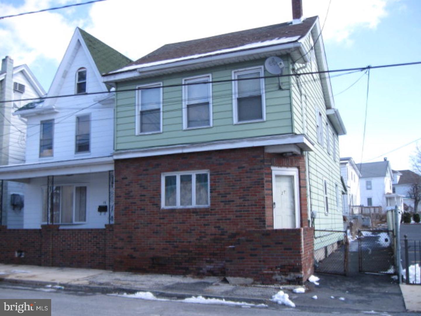 Lansford attached-single sold in as is condition. Features large eat-in kitchen, laundry room/bathroom on first floor, expansive double living room area. Three bedrooms and bathroom on second level with a heated finish attic area that can be the fourth bedroom. Home in need of repairs and updating, close to downtown business district with shops and restaurants. Mailing Address Continued: Lansford