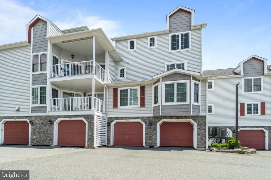 Fabulous water views of the Susquehanna River from both floors!  This unit was completely renovated in 2015 with new ceramile tile, carpet, wood floors, paint, kitchen, bathrooms, granite counter tops and SS kitchen appliances.  This condo features two balconies, a garage and stack washer & dryer off the kitchen. The monthly condo fees include the master insurance policy, water & sewer fees, trash and snow removal, common area maintenance as well as use of the community pool and activity room.  This home is walking distance to the incredible downtown Port Deposit restaurants and Post Office!  Wonderful location conveniently located to MD, DE and PA.