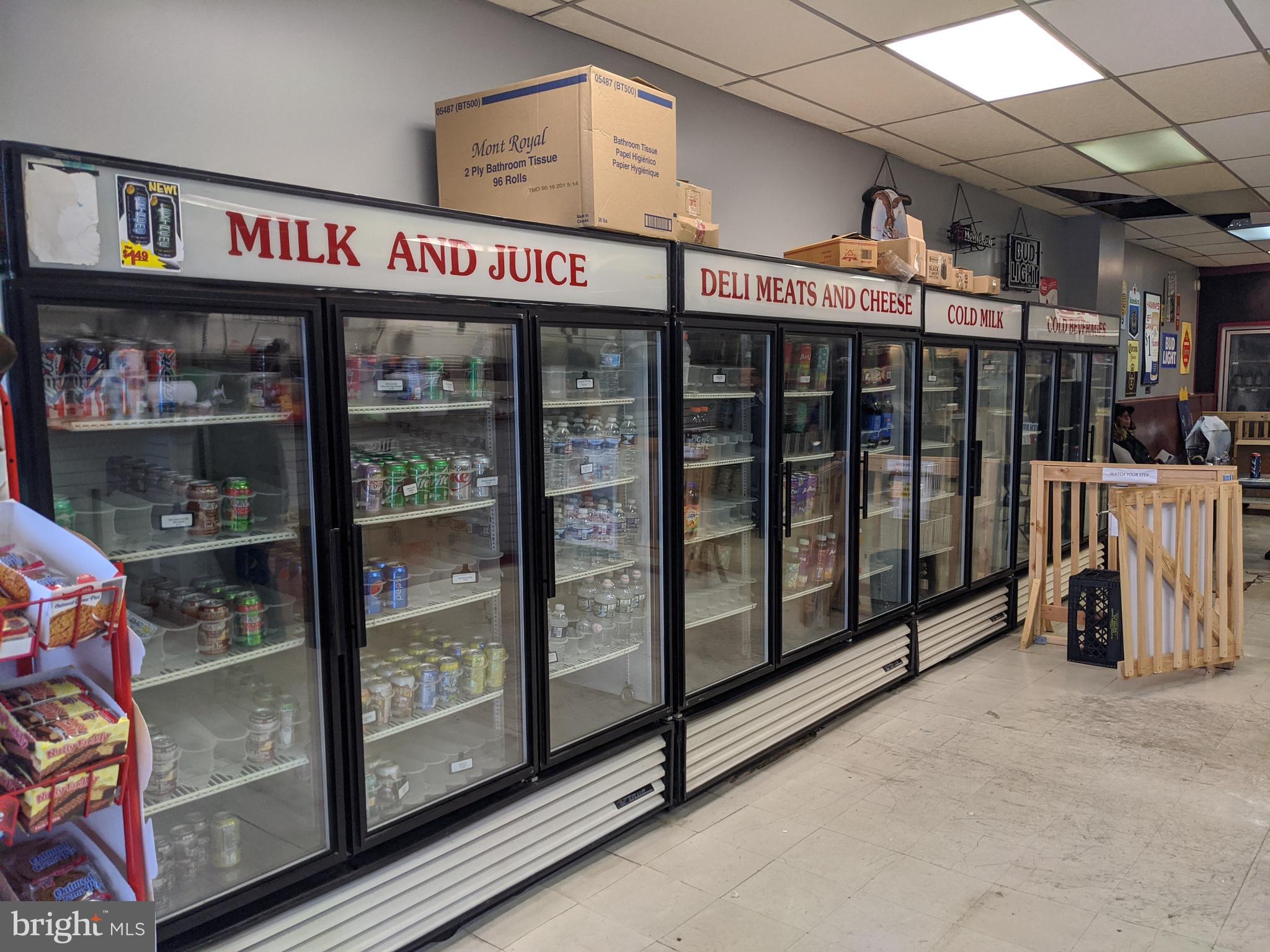 Great opportunity to lease an open floor plan space right on Broad St. Former takeout beer deli. Zoning is CMX 2 so there are many options for businesses - daycare, restaurant, deli, offices, coffee shop, church and etc. Set up a time to see the space.
