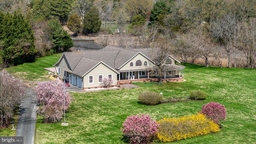 Experience exceptional waterfront living in this custom-built home set on a private,  3-acre lot. Designed to maximize comfort and connection to the outdoors.  The spacious floor plan includes a dedicated office, a cozy den and a gourmet kitchen. The oversized garage and separate laundry room are an added bonus to this perfect property.   This custom designed and built - one of a kind home is conveniently located between Easton and St. Michaels. Large  primary bedroom with ensuite bath.   Every bedroom features direct access to the expansive deck, creating a seamless indoor–outdoor lifestyle and offering the perfect place to enjoy  quiet moments.  Step outside to your own resort-like escape. The very large deck provides ample room for dining, relaxing, and entertaining, while the in-ground pool invites you to enjoy warm days in total privacy.  A rare combination of craftsmanship, serenity, and recreation, this waterfront property delivers an unparalleled living experience—perfect as a year-round residence or private retreat.