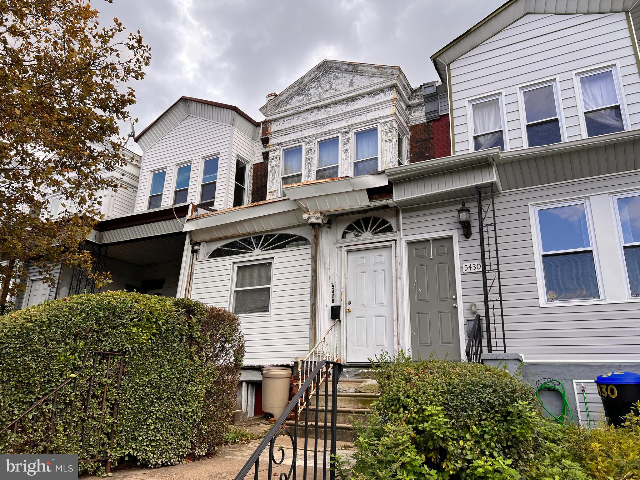 Don't miss this 2 + 2 Duplex in Southwest Philly! Needs a little TLC. Live in one 2 bdrm unit and rent the other 2 bdrm unit to help pay your mortgage! Or rent both units for cash flow! One unit is vacant and the other will be vacant in 3 weeks!