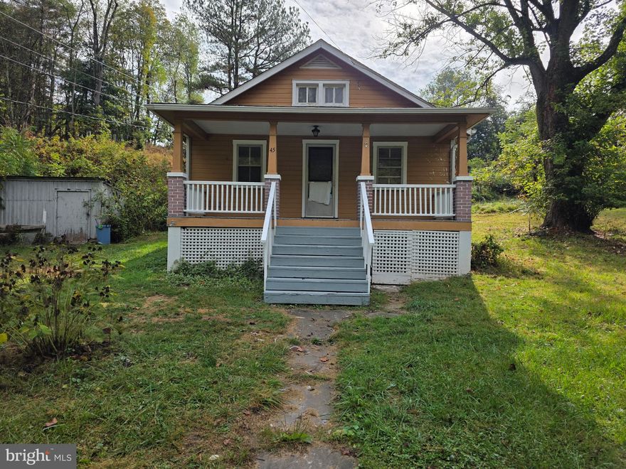 NICE STARTER HOME this 2-bedroom 1 Bathroom home on almost an acre could make a great starter home or a very nice rental. The home has had a nice facelift and is just waiting for someone to put the finishing touches to it. New electric throughout the home with upgraded panel box. New Heat pump installed & hot water heater. Home includes a living room, dining room, kitchen on main level and has an unfinished basement. Home is just 2 miles from the town of Paw Paw, WV. & 28 miles to Cumberland, MD.  If bicycling, hiking, boating or swimming is something you enjoy, it's only 5 minutes to the C & O Canal and Potomac River public access.