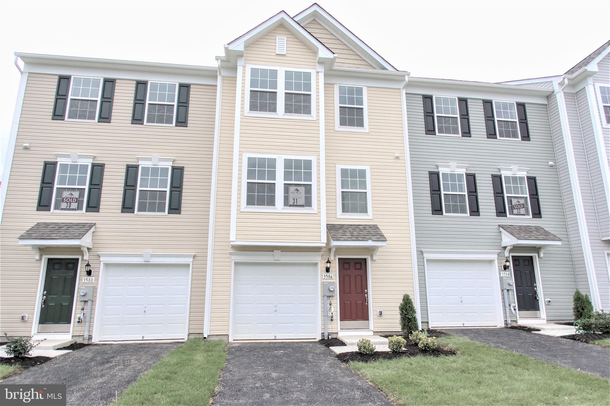 End of Summer Move-IN! This beautiful 3 level town home is finished on all levels features Maple cabinets with granite countertops, stainless appliances, pendant lighting, double vanity master bath, storage shed, upstairs laundry! The only brand new townhomes in Jefferson County! Close to new Rt.9 for your commute & great shopping, services & dining.