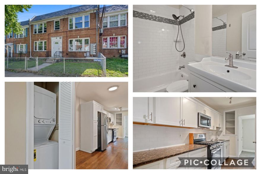 High-Income 4-Unit with great tenants who pay: $1,525, $1,459, $1,425 & $1,175.  Four 1BR+den units (& BASEMENT w/ Utility Room & Separate Office). Located in an RA-2 Zone, meaning the next owner will have the ability to pretty much double the size & the number of apartments in the building.  In the short term, it's a turn-key 4-unit investment property.  Thorough and thoughtful owner has been the ideal steward for this solid brick 4-plex with BASEMENT.  The kind of owner you want to buy from.  Each 1BR unit is approximately 850 sq. ft. & has a finished sleeping porch/den/2nd BR.  Units #2 & #4 have been completely renovated with all new wiring, new bathrooms, new or refinished floors, new kitchens & washer/dryers.  Extensive work has been completed throughout the building (See Seller's Disclosures) including roof work, tuckpointing work, electric heavy up for the entire building, new windows & doors with programmable smart locks, partial replacement of sewer line, all plumbing pipes to potable water sources have been replaced with copper.  The main water service line is copper.  A Wired 6-Camera security system and hard drive with 2+ weeks of memory also conveys.  Units #1 & #3 have been cleaned up/remodeled and show well.  Parking in the back could be expanded, but is currently for 1 car.  Good site connection to I-295 and 11th Street Bridge to get in & out of DC.  Bus stops on Minnesota Ave.  Metro at Anacostia & Potomac Ave. Stations.  Great, close-in location is getting better and more accessible with all the new development in Historic Downtown Anacostia, the completed Frederick Douglas Bridge Project, the 2nd phase of The Yards expansion, the 15-acre health and wellness complex coming to Poplar Point, and soon the 11th Street Bridge Park with "Mussel Beach."