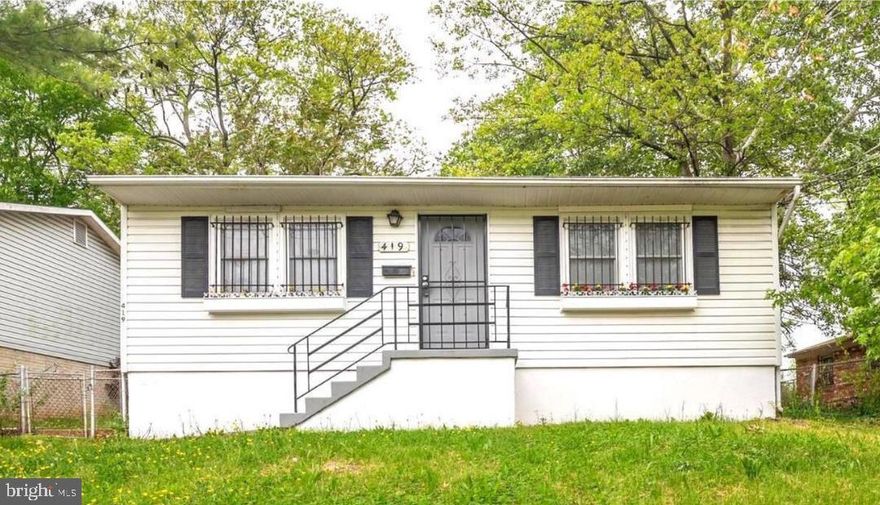Welcome home to 419 Able Avenue,  a beautifully updated single-family home tucked away on a quiet street in Capitol Heights! This move-in ready gem offers bright open living spaces, a modern kitchen with stainless steel appliances, fresh flooring, and updated baths. Enjoy a spacious backyard perfect for relaxing or entertaining. Conveniently located near Metro, shopping, and major commuter routes, this home offers comfort, convenience, and value. Perfect for first-time buyers or anyone looking for an easy-living home close to DC!