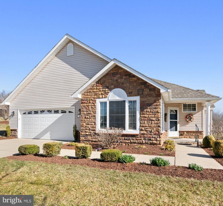 Welcome home to one level living on a corner lot in Kings Manor! This home is bright & shows pride of ownership. Freshly painted, new flooring in the living room, kitchen & hallway. Eat-in kitchen has new s/s appliances, counter tops, sink, & backsplash with a walk-in pantry off the kitchen for extra storage. Separate dining room has lots of light with a bay window. The cathedral ceilings in the living room give this house a spacious feel. The living room has a gas fireplace (tv mount conveys). Separate laundry room-(new) washer & dryer convey. New ceiling fans and light fixtures throughout. Primary suite has a spacious walk-in closet, updated bath with double vanities, separate shower & linen closet. The other two bedrooms are bright and spacious. The hallway full bath has updated sink & toilet. Relax on the freshly painted patio off the kitchen with retractable remote awning. The yard has been recently landscaped with fresh mulch. The attached garage has lots of shelving for all your storage needs. Refrigerator in the garage conveys. New exterior lighting.  Located minutes from Old Town Culpeper. Come see what this house & location have to offer. You will not be disappointed!