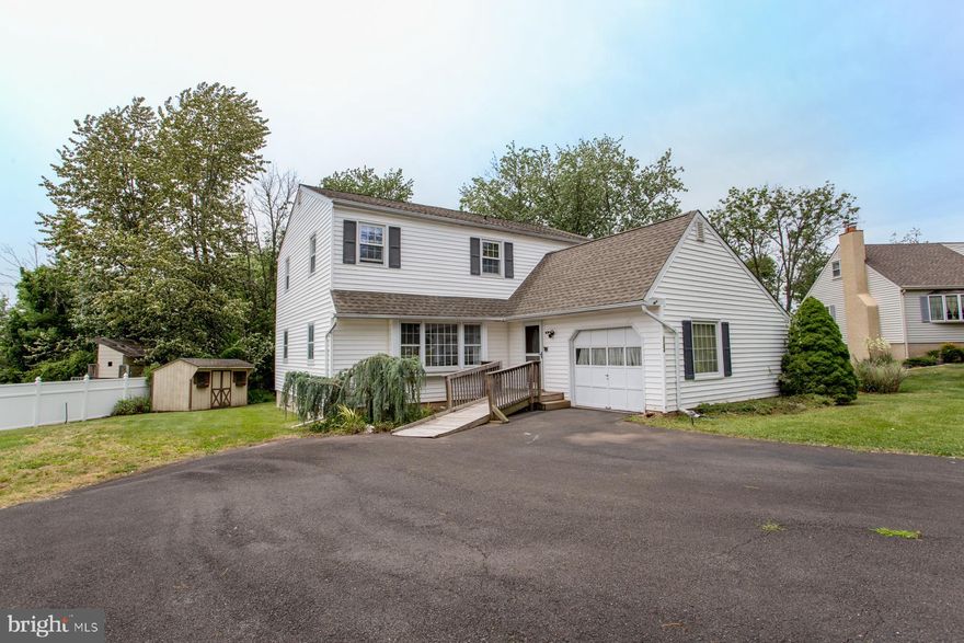 Welcome to 2134 Crop Circle, a spacious colonial in the much sought after Palomino Glen neighborhood. On a beautiful and peaceful cul de sac, this home is located in the award winning Central Bucks school district and is close to shopping, dining, and transportation.  The entrance and main floor feature handicapped accessibility with a ramp and wide doorways.  The spacious living room opens into the dining room, kitchen, and family room with a wood fireplace….and double doors leading out to the 20 x 20 deck!!....all of which gives great flow to entertaining! Rounding out the main floor is a large half bath, and a laundry room that has interior garage access.
The upper level features a huge primary bedroom with closets and a private bathroom. Finishing up the second floor are three additional bedrooms, plenty of closet space, and a full hall bathroom. 
Outside you will find an attached garage, large driveway, and a beautiful front and back yard with a deck and garden shed and lots of space to entertain and enjoy! Property being sold as is, where is. Has newer HVAC and roof! Make your appointment today! This will not last long!