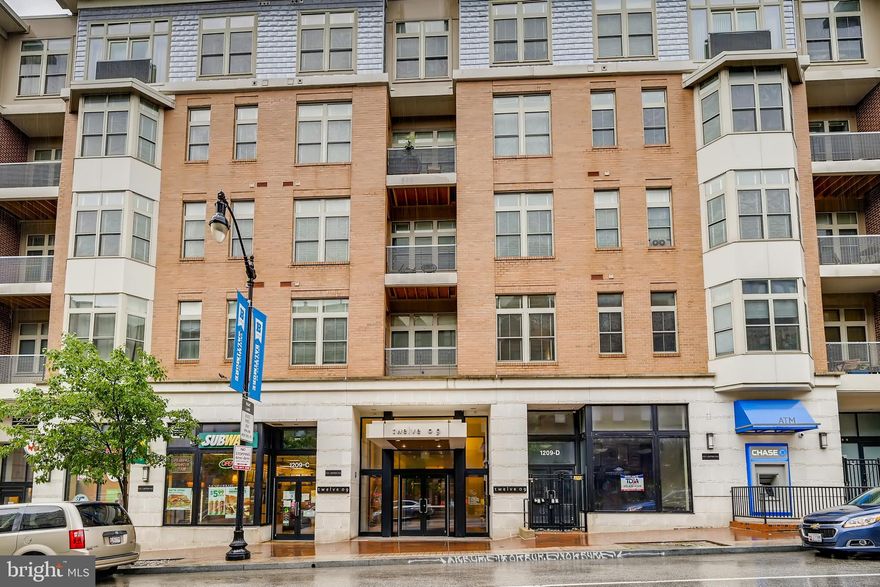 Welcome to Twelve09 North Charles Street! This spacious 1-bedroom, 1-bathroom condo includes one garage parking space and storage space! Conveniently located just blocks from Penn Station, I-83, the MARC train, the University of Baltimore, Maryland Institute College of Art, and close to all Mount Vernon and Baltimore have to offer, this condo is a city lover's dream. The sleek kitchen flows into a spacious living room with sliding glass doors overlooking the building's beautiful courtyard. Amenities include secure access, a fitness center, the large outdoor courtyard with a welcoming fire pit and seating for your favorite neighbors and guests. This is city living at its finest!