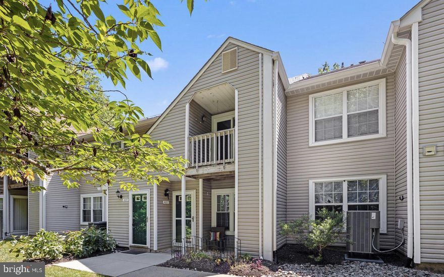 Welcome to 4022 Wyncoop Court in the Old Jordan Woods Subdivision, part of the Village Shires Condo Association.  This recently renovated 1-bed, 1-bath, first floor condo which is nestled in the back, offering privacy and views of open space and trees. This unit features new luxury vinyl tile flooring and recessed lighting throughout. The kitchen has been updated with white cabinets, backsplash and Quartz Countertops. The kitchen and bathroom showcase brand-new tile floors, offering both style and easy maintenance. Stainless steel appliances complete the kitchen. The living room and dining room offer comfortable areas, creating a versatile living space. Move into the generously sized bedroom, complete with a large walk-in closet, providing ample storage. Unit complete with washer & dryer.
Village Shires offers an array of amenities which includes three community pools, tennis/pickle ball courts, basketball courts, tot lots, and two clubhouses. Listing agent is related to landlord/owner.