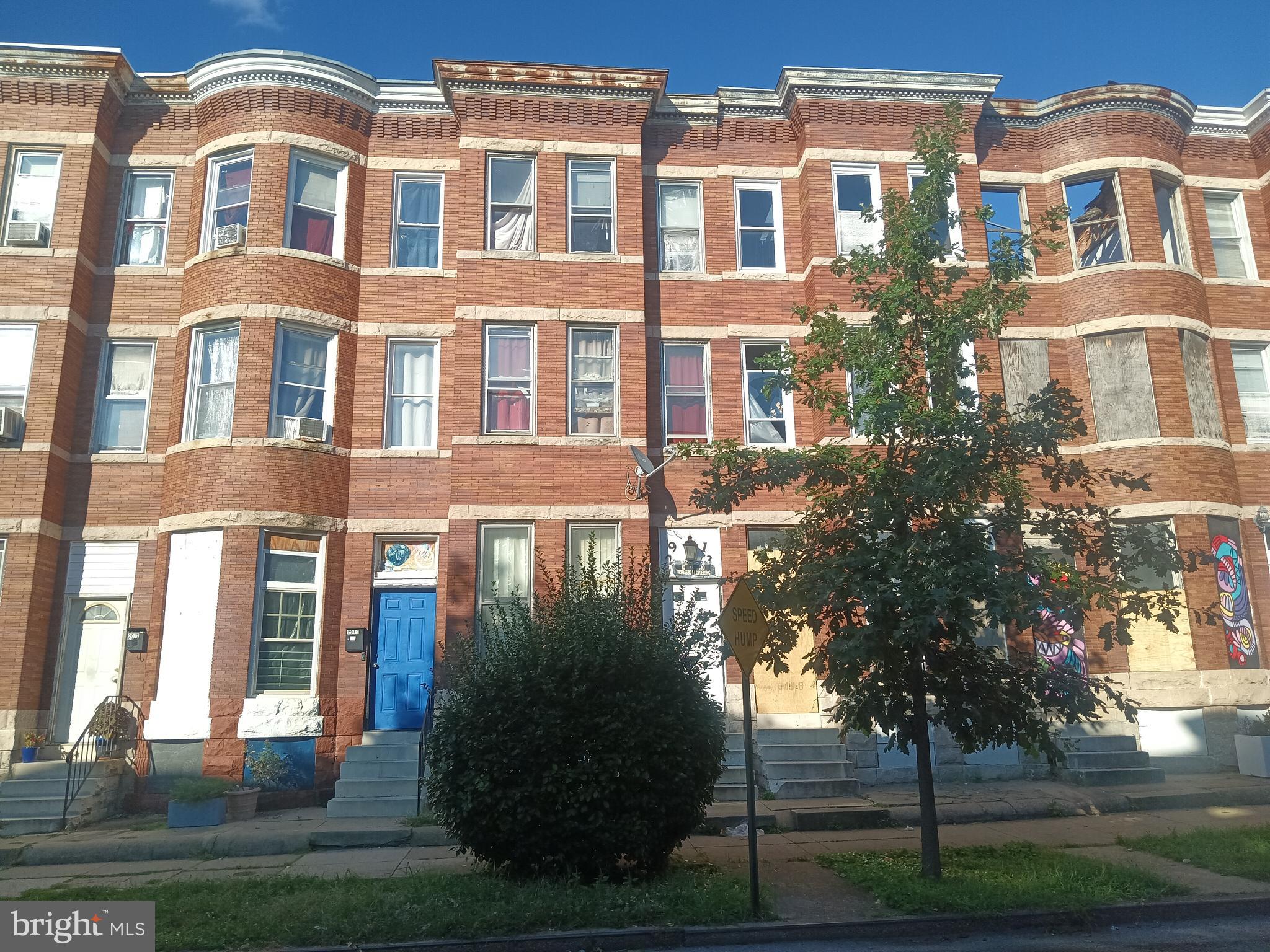 ONLINE AUCTION: Bidding begins 10/1/2025 @ 10:00 AM. Bidding ends 10/3/2025 @ 12:30 PM. List Price is Suggested Opening Bid. Deposit: $5,000.
3 Story Townhouse located in the Auchentoroly-Parkwood area of Baltimore City. Residents can enjoy the nearby attractions such as Coppin State University, Druid Hill Park, The Maryland Zoo in Baltimore, Mondawmin Mall, & Baltimore City Community College. Property is believed to be vacant. Easy Access to Major Traffic Arteries North Ave & Reisterstown Road. See below for more information.