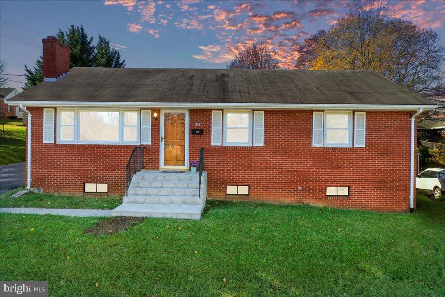 Solid well-built brick ranch with a traditional floor plan! Offering 1700+/- sq feet on the main level - a rare find!   This home offers 3 large bedrooms and a spacious living room, all boasting beautiful hardwood floors. The kitchen/dining area features durable vinyl flooring for easy maintenance. An addition from approximately 1984 adds a large family room with a cozy brick wood-burning fireplace and mantle, plus access to an outdoor patio and ramp, perfect for easy accessibility or potential conversion to an additional bedroom. The main level includes 3 full baths; one with a roll-in shower, and a convenient laundry hookup.  One bath with a tub/shower combo and the primary bath with a shower. 

The lower level provides a versatile workshop space, another full bath (ready for finishing), and a second brick fireplace with a wood-burning stove for those chilly evenings. Outdoors, enjoy the privacy of a large fenced backyard, a storage shed, and a paved driveway for ample parking. This property offers space, warmth, and functionality, ready for personal touches!  There is lots of room to finish as you wish; a Full walkout basement.   Plus a 2nd laundry area.

This home is move-in ready and you can update at your own pace