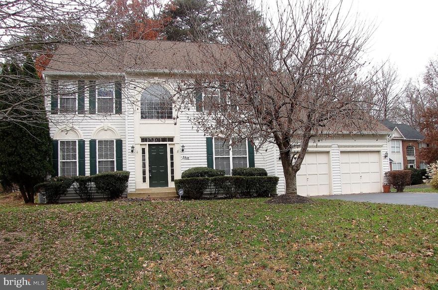 The Perfect Gift for the New Year!  Gorgeous light filled home with brand new granite counters, gourmet kitchen with double ovens, brand new Stainless Steel Appliances, 42' Cabinets and hardwood floors.  2 Story foyer.  9ft Ceilings on Main Level! Extended Family Room  with new carpet and gas fireplace off kitchen.  Formal office on main level with French doors. Freshly Painted Throughout.  Master Bedroom Suite with Luxury Master Bath and Large walk in closet. Hall Bath with dual sinks. Large deck backs to wooded 1/2 acre lot.  Basement with rough-in for additional bathroom. You can design it to your liking. Brand New Roof and hot water heater. Cul De Sac Lot and close to Shopping/Restaurants THIS PROPERTY IS ELIGIBLE FOR  HOME PARTNERS OF AMERICA RENT-TO-OWN PROGRAM