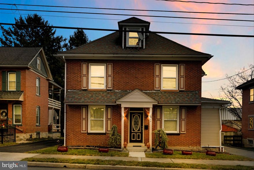 **Tour this home in 3D online!  Located in historic Lititz once named the "coolest small town" in America you'll find this well-kept Colonial home. Built in 1920, this home has only had 3 owners with many recent improvements made. Charm and warmth enchant this 19th-century home, it measures  3 stories tall with 5 bedrooms and 2 full bathrooms located on both the 1st and 2nd floor. The laundry has been located on the 2nd floor for your convenience in what used to be a previous bedroom. This laundry room also provides access to a large balcony that overlooks the beautifully landscaped backyard. The 4th and 5th bedrooms located on the 3rd floor come with a lovely view overlooking Broad street and provide additional storage found in the knee walls. A cozy space to relax and unwind can be found in the finished basement which has been waterproofed and provides additional storage and a half bathroom. Moving to the outdoors, this home really has entertainment and relaxation kept at the forefront with room to lounge on the rear deck, a pergola, or a hardscaped firepit. If you move past the backyard amenities there is an oversized barn with 2 sheds attached. All are serviced with electricity with no lack for storage, in addition you will find finished space in the main barn.  The oversized barn is outfitted with an automatic garage, shop space that abounds, and a 2nd floor that continues out to an attached deck. This home is located a few short blocks from all Lititz has to offer. Local shopping, restaurants such as the Tomato Pie, annual town events, and Wilbur Chocolate. For your piece of mind, a home inspection report has been completed and a home warranty is being offered as well. Contact the listing agent today to schedule your showing or to gather more details about this unique property.
