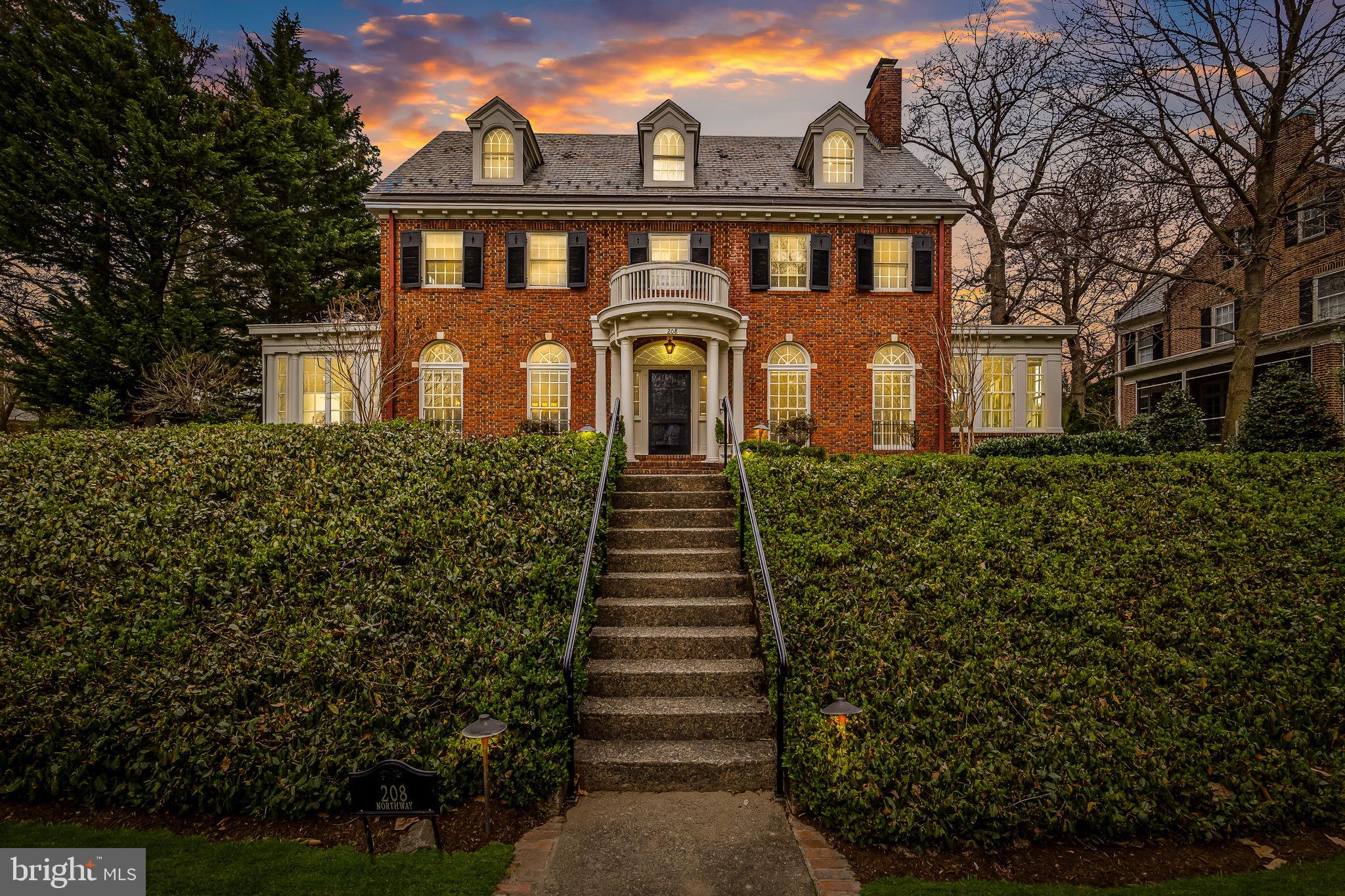 Open House Sunday 3/31 12-2pm. All offers due no later than 5pm Monday, April 1st. Welcome to 208 Northway in Historic Guilford. This Georgian Colonial will not disappoint! Gracious main level with ample room for entertaining. Large living room, two sunrooms, formal dining room for large family dinners, new Custom Chef’s kitchen with every perk your inner chef could want including a Wolf 5 Burner Stove with Double Ovens, Professional Hood, Wolf Wall Oven, Microwave/Convection, Warming Drawer, Asko Dishwasher, Bar Sink, Quartz Countertops and large walk-in pantry for all your storage needs. Tucked away in the back of the main level is a private office and powder room. The second floor has a massive Primary Suite with his and hers walk-in closets, large primary bathroom with linen closet, separate shower and water closet. There are also two additional bedrooms, new full bath and Bosch stackable washer/dryer. The third floor is has three bedrooms, plus a common room, new full bath and space to add an additional full bath. The basement has been nicely renovated with a spacious common area, laundry room, new full bath, storage and a cedar closet. Outside enjoy lavish gardens, extensive hardscaping and spacious bluestone terrace with a large flat grassy yard, perfect for a game of lacrosse or soccer, or perhaps a future pool. The house offers a rare attached garage with interior access. Updates include a new boiler, 2 Zone Central AC and Hot Water Heater all installed by Michael & Son within the last few years. Convenient to Johns Hopkins, U of Maryland, Penn Station, shopping and many fine establishments. Sellers prefer as late as possible of an occupancy. Seller's ideal occupancy date until 8/31/2024.