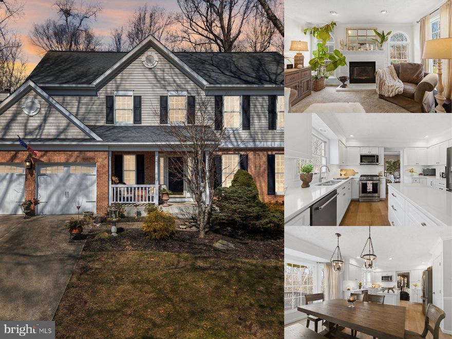 4 BEDROOMS | 2 FULL + 1 HALF BATH | APPROX. 3,878 TOTAL FINISHED SQ FT — PRIVATE WOODED BACKDROP IN KINGS CHARTER. Welcome to 536 David Drive, a beautifully maintained brick-front Colonial offering one of the most distinctive backyard settings in Bel Air. Backing to protected HOA-owned wooded easement land where trees cannot be removed, this property provides long-term preserved privacy. A wooded path leads toward a peaceful stream, and in the summer months the mature canopy creates full natural screening from neighboring homes—delivering a setting that feels more like a nature retreat than a typical suburban lot, while remaining just minutes from downtown Bel Air. Extensive personal gardening and landscaping enhancements have transformed the yard into a curated outdoor retreat. A two-tier koi pond with waterfall feature (seasonally operated, typically beginning in April) adds visual and ambient appeal. The depth, privacy, and wooded backdrop create a striking contrast to homes that back directly to other properties. Inside, the home offers a warm and functional layout designed for everyday living. The remodeled white kitchen features upgraded cabinetry, quartz countertops, stainless steel appliances, an exterior-vented hood, dimmable under-cabinet lighting, and updated fixtures. It opens to comfortable living spaces centered around a gas fireplace—creating a natural flow for gatherings and daily routines. Hardwood flooring, fresh interior paint, and brand-new carpet throughout the entire second level and main staircase (2026) enhance the clean, move-in-ready presentation. A main-level half bath adds convenience. The upper level includes a spacious primary suite with a fully remodeled bath (2015), featuring Carrara marble in the shower and soaking tub area, along with three additional bedrooms and a full hall bath. The fully finished lower level provides flexible space for recreation, fitness, hobbies, or work-from-home needs. A dedicated studio-style area offers versatile bonus space adaptable for creative or workshop use. Smart-home enhancements include Alexa-connected lighting throughout select areas of the home. Additional updates include HVAC replacement, gas water heater, remodeled kitchen and laundry room with newer appliances, and a new LG washing machine (2025). Exterior improvements over time include architectural shingle roofing, siding updates, gutters with leaf protection, trim work, refreshed front porch details, and updated garage doors with arched window design that enhance curb appeal. A two-car front-entry garage and concrete driveway provide convenient parking. Located within Kings Charter and minutes from downtown Bel Air, shopping, dining, parks, and the Ma & Pa Trail, this home offers a rare combination of thoughtful updates, protected wooded privacy, and everyday convenience.