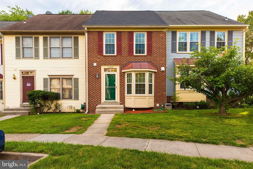 Welcome to this beautiful Brick Front TH that has been beautifully maintained, very open from the entrance to the French Doors to the backyard backing to trees with Deck & fenced backyard! The Kitchen has granite counters, built In Microwave plus a Big Bay Window w/ blinds that goes up/down with soft hand motion, hardwood Pergo floors in LR & DR Plus Crown Moldings. MBR has vaulted ceiling. Lower Level is a Sport Room with a Brick Fireplace, RI plumbing for half bath in storage room. Plz remove your shoes before entering. Showing Time: 9am to 7pm. All Offers to be submitted by 6 pm 06/22/2021.The reason for this listing is because the current owners wanted to relocate to another state.