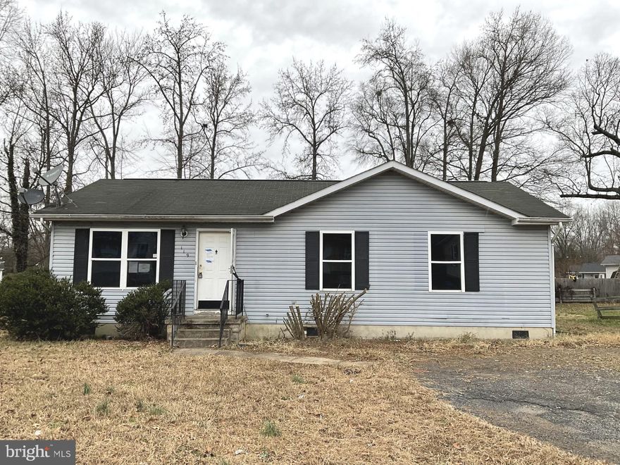 Property is lender-owned, is being sold “AS-IS”, and the seller makes no representations or warranties. Investor opportunity. Good potential rental income or fix and flip. One level living with 3 bedrooms and a 
large backyard. This home is located in a quiet neighborhood and is close to schools, shopping, and 
restaurants. No HOA. Enjoy close proximity to Mattawoman Creek and the Potomac River, with local 
Salvins Dock just a few streets over. You will also enjoy easy access to Andrews Base, VA, DC, and 
numerous shopping and dining options.