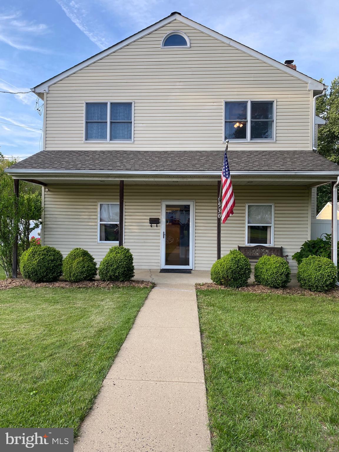 Don't miss out on this wonderful opportunity to own this 4 bedroom, 2 full bath with a 2 car garage (24' x 24') located in the Neshaminy School District and Lower Southampton Township. Included in this listing is a separate parcel Tax Id # 21-016-028 (.2057 acre) located on the corner of Ave B and 2nd Street. This lovely home is nestled on a quiet street and can be viewed from the charming front porch. As you enter through the front door, you will be amazed by the large living room with laminate plank flooring that continues through the dining room and kitchen. Off the living room there is a full bath and a bonus room that can be used as an office. This home features an upgraded kitchen with soft close cabinetry, double white sink, stainless steel dishwasher and refrigerator. Dining room exits to the outside deck. Off the kitchen area is a family room with ceramic tile floor with access to the washer and dryer. The family room exits to a L shaped Trex deck with access to a large rear yard. The second floor features 4 bedrooms, newer carpet on the stairs and hallway and pull down stairs to a floored attic for extra storage. Attic has a solar exhaust fan to cool the attic. Master bedroom has bamboo flooring, and a walk in closet, The master bedroom exits on to its own private balcony overlooking the backyard. The additional bedrooms are nice sized rooms with carpet and ceiling fans. Other amenities and upgrades include: roof (2015), hot water heater (2025), and central air. Also included is a 13 month Home Warranty and hot tub. Conveniently located to Rt 1, PA Turnpike, public and rail transportation as well as many shopping areas.