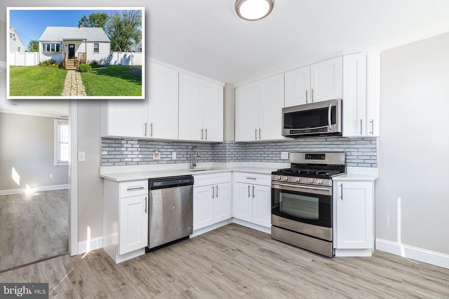 AWESOME LOCATION , in Edgemere/ Sparrows  Point. 
This 3 bed 2 full bath cape cod is right off jones creek - so bring your boat!
All new  low maintenance waterproof flooring throughout entire house 
Stainless steal appliances , updated gorgeous bathrooms .
Second floor has 2 bedrooms and a beautiful full bath , brand new windows and waterproof flooring.
Outside has a HUGE backyard with vinyl privacy fencing.  
Brand new HVAC and Brand new hot water heater .