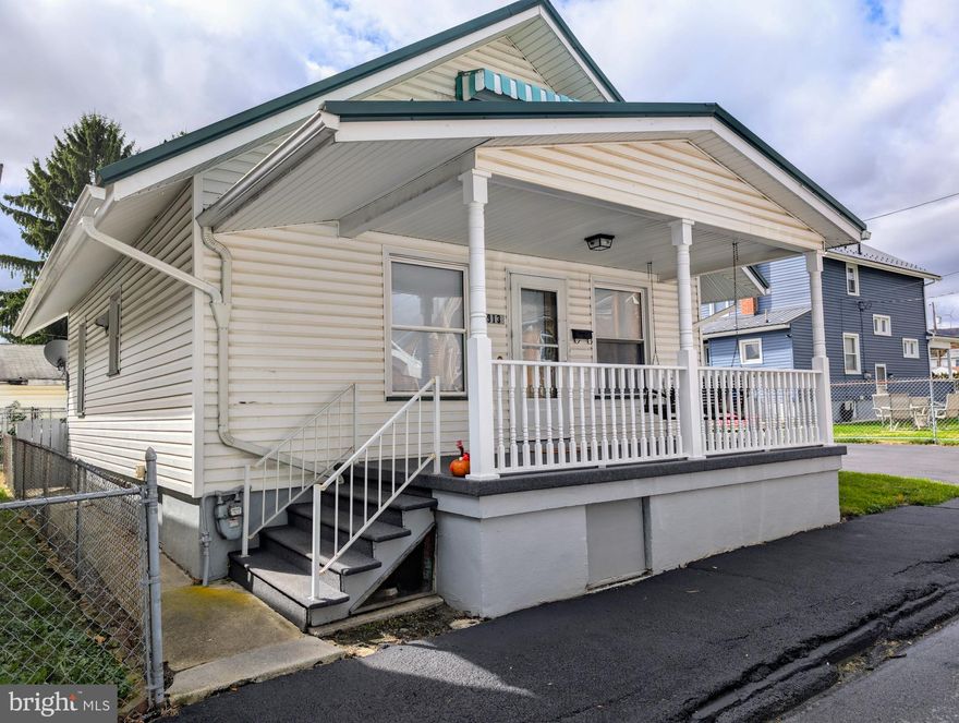 Enjoy living on a quiet street and being close to all amenities. A covered front porch with outdoor carpet welcomes you into this 3 bedroom, 1 full bath cape cod. This home has recently has many updates! New flooring throughout the first floor, new kitchen cabinets, new countertops and new paint. Open concept living. All new drywall in the main living areas and fresh paint in the bedrooms. The cozy living room has a brick, gas fireplace just waiting for the cool winter evenings. Two bedrooms on the main floor with a full bath that has a walk in shower. The enclosed back room is perfect for that office or entertainment room! Upstairs is a main bedroom with all brand new carpet new windows. Basement has plenty of dry space for all of your storage. Furnace and hot water tank are both fairly new and working great! This home is the perfect blend of modern and convenient living!