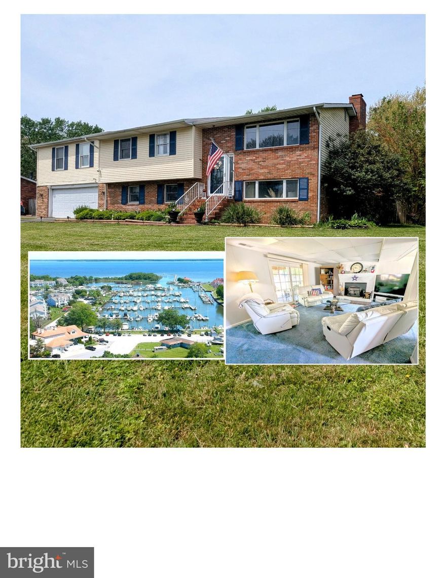 Price Improvement! Need more room? This expansive home is ready to welcome your whole family! With 6 bedrooms, 3 full bathrooms and an over-sized, 4-car garage, there's plenty of space for everyone to spread out and enjoy their own privacy.

You'll be delighted by a mix of formal and casual living spaces, including a bright formal living room, a cozy lower-level family room, and a huge screened porch that’s perfect for relaxing or entertaining year-round. Step outside to a multi-level deck and patio—perfect for summer barbecues and family gatherings.  Several fruit trees including apples and pears.

Love the outdoors? Take a stroll to Castle Marina and hop on your boat or jet ski to explore the beautiful Chester River or enjoy the neighborhood restaurants just steps away from your home!

Recent upgrades include New HVAC, New Refrigerator, New Microwave and more!

Don’t miss this opportunity to own a generously-sized home that offers both comfort and flexibility for your lifestyle