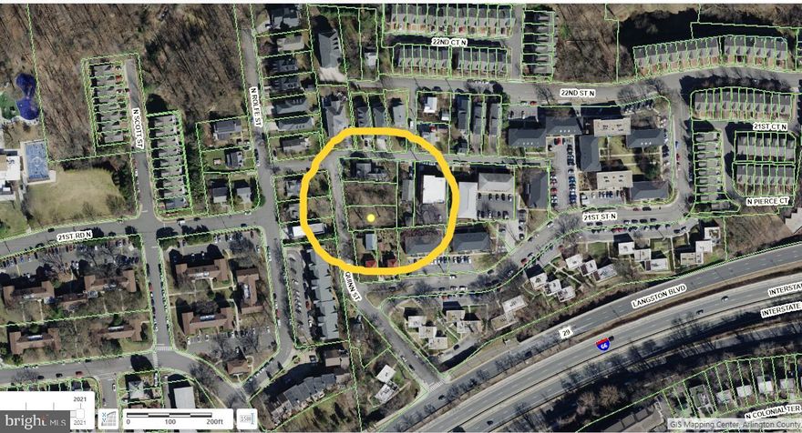 PRICE REDUCTION!  TWO ADJACENT LOTS FOR SALE IN WEST COLONIAL HEIGHTS/ NORTH ARLINGTON - LAND LAND LAND - 2 building lots on North Quinn. 13,863 sq feet,  0.32 acre. LEVEL- Un-sloped land - easy ingress/egress. Public water and sewer available. Zoned for R6-R10 - single family or townhomes "by right use". A low rise apartment building is also possible with zoning application. 
Walk to Key Bridge, bike to Georgetown.  Access to Rte 66 is one minute away.  Rosslyn Metro stop 0.7 mile: blue, orange and silver lines

Lots must be sold together. Lots  26 and 27;  16-006-004 & 16-006-016.