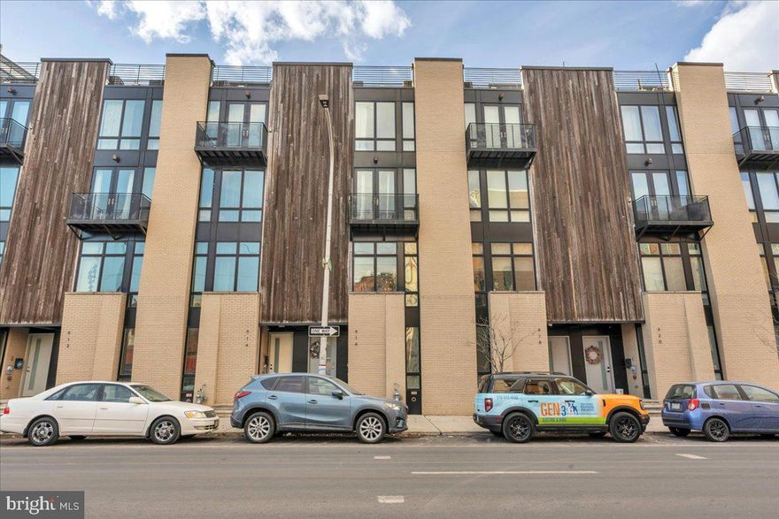 Welcome to 616 N 5th Street, located in the vibrant Northern Liberties neighborhood! This gorgeous 19-ft wide home is nestled in a private gated community and offers the perfect blend of modern luxury and comfort. With 4 spacious bedrooms, 4.5 bathrooms, and a rare 2-car garage, this home spans over 3,500 sq ft of beautifully designed living space. 
Step into the first floor, where you'll find a versatile office or bonus bedroom, as well as access to a large finished basement that doubles as a guest room with a full bathroom.
The second floor is an entertainer’s dream! A modern chef’s kitchen flows effortlessly into the open-concept dining and living areas, plus a convenient half bath. Enjoy your morning coffee on the balcony just off the kitchen, where you can soak in the fresh air. 
On the third floor, two generously sized guest bedrooms each come with their own en-suite bathrooms, ensuring ultimate privacy for your guests. This level also features a flexible space—perfect for an office, playroom, or cozy den—plus a laundry room for added convenience. The front bedroom on this floor also features its own private balcony with beautiful French doors, perfect for enjoying the city views and relaxing in style.
The entire fourth floor is dedicated to the expansive primary suite, complete with a massive walk-in closet and a spa-like bathroom with a luxurious shower and freestanding soaking tub. The expansive roof deck, fitted with custom outdoor tiles, offers stunning views of the city skyline.
The finished basement is an ideal spot for a guest suite, home gym, playroom, etc. It also includes a full bathroom and extra storage space.
Located in the heart of Northern Liberties, you’re just steps away from popular spots like The Piazza, Honey’s Sit ‘n Eat, Cafe La Maude, and so much more. Plus, enjoy easy access to I-95 and public transit for ultimate convenience. Tax abatement until approx 2028.
Don’t miss your chance to call this beautiful home yours—schedule your showing today!