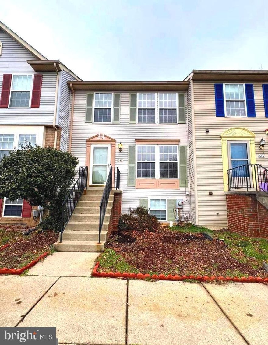 WALKOUT BASEMENT WITH 4 BEDROOMS AND TWO FULL AND TWO HALF BATHS. UPDATED KITCHEN, FULLY FENCED BACKYARD at an attractive price. Spacious and updated townhouse in the much-desired and very convenient location.  3 fully finished levels with 4 bedrooms and 2.2 baths. Recent upgrades - Brand new LVP floors on the main level. Brand new kitchen cabinets, backsplash, and quartz counters. Upgraded stainless steel appliances. Fresh paint throughout and updated carpet.  Brand new recessed lighting. New HVAC- 2019, New toilets - 2024. New flooring in the bathrooms. Updated deck. The main level features a spacious living room, kitchen, and a half bath with new LVP flooring. The kitchen has a huge island and a new sink faucet. The door from the kitchen leads to an updated deck. The top floor consists of a master bedroom and two additional decent-sized bedrooms with 2 full baths. Generous closet space and new carpet. The basement has a 4th bedroom or office, a large recreational room,  half bath, and utility room with a storage space. The glass sliding door leads to a paved patio and a fully fenced backyard. perfect for gardening, with privacy and greenery views. Plenty of visitor parking. Close to stores, restaurants, parks & schools. Great location for commuters with easy access to Route(s) 15, 70, 270 and 340. A must see!!!