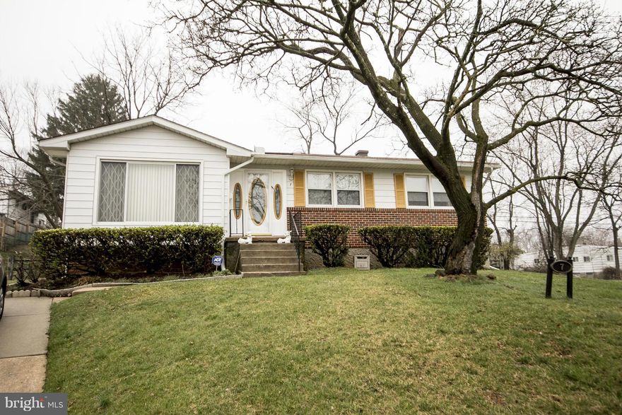 Delightful, bright impeccably maintained 1424 sq feet ranch. Quiet Court Location. Extra large rooms,spacious foyer & gleaming hardwood floors most of main level.  Stunning remodeled master and hall bathrooms, lower level recreation room and tons of space to expand. Enjoy extra large fenced yard