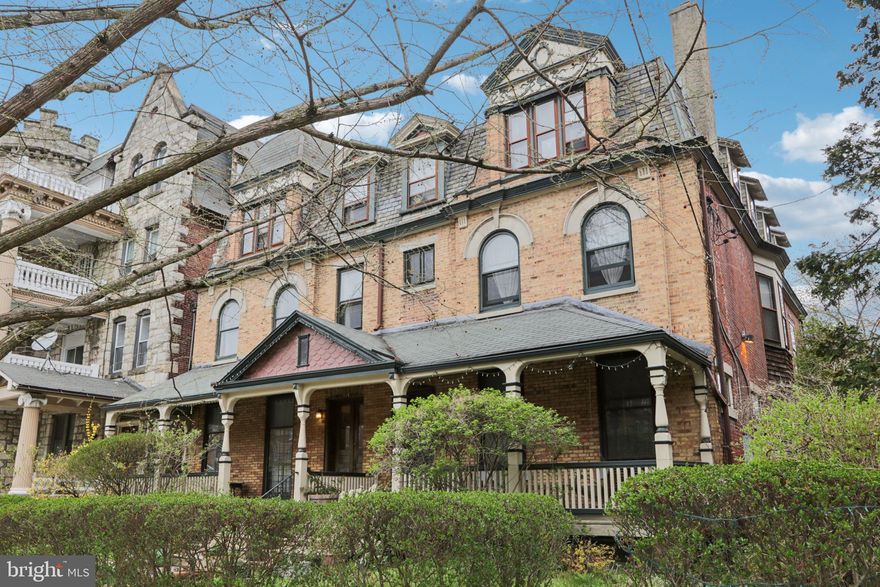 This is the most glamorous rental property I've ever seen in my 40+ years of selling real estate in West Philly.  By far.  Affectionately known as "The Taj" for the intricacy and cost of the restoration work the current owners undertook after purchasing the property as a foreclosed shell in 1995, this 6516 sf, two-sides-of-a-twin building contains 6 gorgeous modern apartments with Victorian detail to charm discerning tenants.  Four are 2 BR units and two are huge 1 BR units.  Utilities including HVAC are separated and each unit has an in-unit washer & dryer.  Every electrical line, every plumbing pipe and every HVAC system was new in 1995 (and has been updated as needed since then). The owners restored irreplaceable original details including hardwood flooring, woodwork, leaded glass, lighting fixtures and, where possible, bathroom tile and plumbing fixtures.  The original butler's pantries still provide extra cabinet space in the two first floor kitchens.  The front porches, plus a back porch at 907, still invite residents to sit outside on this beautiful block, just north of Windsor Ave. and a couple of blocks from the eclectic restaurants & shops on Baltimore Ave., West Philly's "main street." Residents can catch a trolley on Baltimore Ave. and be in center city in 15 minutes, or get off sooner at stops at UPenn, HUP, CHOP, Drexel University or the 30th St. transportation hub.  For a landlord who cares about their portfolio and values the best of the best, The Taj will be a trophy property which will make them proud.
