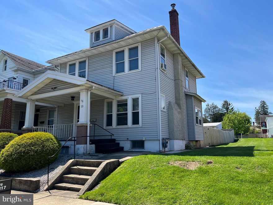Move Right In, there is Nothing for you to do but, Unpack.  End of June settlement possible on this Beautifully maintained Home within walking distance to restaurants, playground, pool, library, post office, churches and schools.  If you like the charm of older homes, you will LOVE this one.  Beautiful Wooden Pillar details as you enter on your Main Foyer Area to  give division to the Entrance Foyer and Between the living Room and Dining Room !  Nicely appointed kitchen with Stainless Steel Appliances that will remain.  Conveniently located off the kitchen is the Mud Room/Laundry area that leads to the Privacy fenced Rear Yard for quiet enjoyment of the outdoors.  Off Street Parking, Plus a One Car Garage awaits you when you get home.   Very Nice Deck to Relax on those Summer Evenings.   Upstairs you will find 3 bedrooms and Full Bath that leads to the Upper Covered Balcony overlooking to South Mountain.   The walk Up Attic gives plenty of Storage , as well as the basement which features an open area that can be expanded to more living space, plus the Cold Cellar and Furnace Room.   The Previous Owner converted the Oil Burner to Gas in 2022, and it's a Hot Water Heat System for comfortable, consistant heating in the winter.  There is a One Year Home Warranty being offered to give you a Peace of Mind in buying this home, and  with this warranty you can chose your own Local Contractors.   June 29th Settlement preferred to coordinate with the purchase of their new home.  Priced for a Quick Sale........so get your pre approvals ready so that you are in a position to make a Solid Offer and enjoy many cookouts this summer in your amazing back yard.